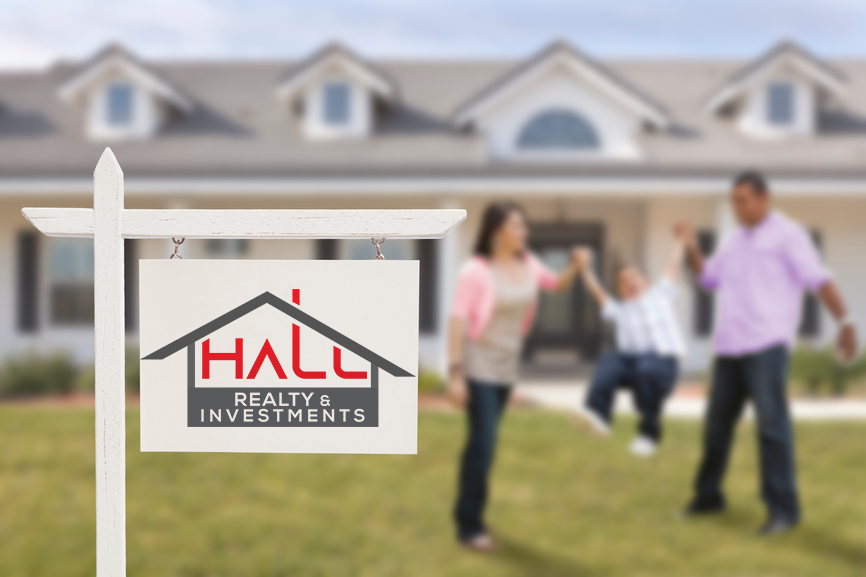 Hall Realty Selling Sign